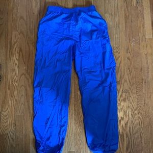 Blue splash pants